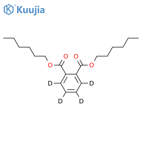Dihexyl phthalate-3,4,5,6-d structure
