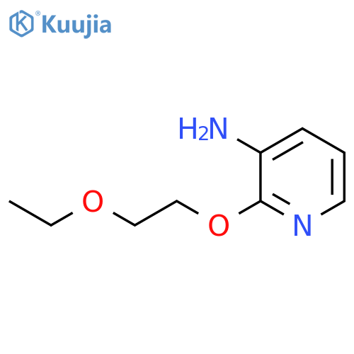 2-(2-ethoxyethoxy)pyridin-3-amine structure