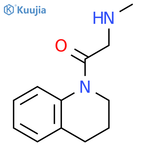 2-(methylamino)-1-(1,2,3,4-tetrahydroquinolin-1-yl)ethan-1-one structure