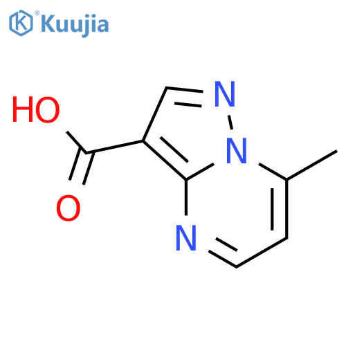 7-methylpyrazolo[1,5-a]pyrimidine-3-carboxylic acid structure