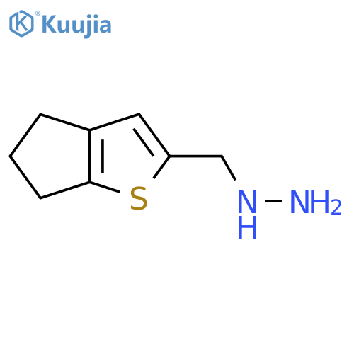 1-{4H,5H,6H-Cyclopenta[B]thiophen-2-ylmethyl}hydrazine structure