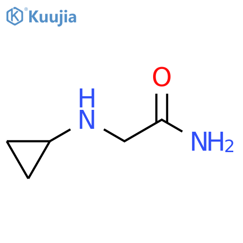 2-(cyclopropylamino)acetamide structure