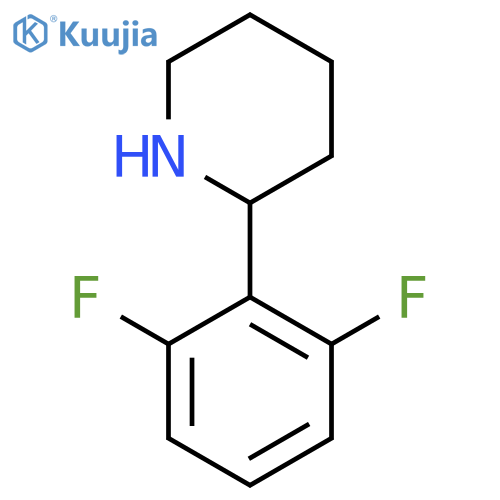 2-(2,6-difluorophenyl)piperidine structure