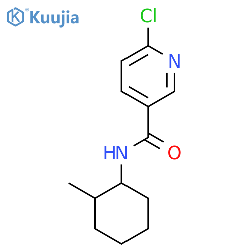 6-Chloro-N-(2-methylcyclohexyl)pyridine-3-carboxamide structure