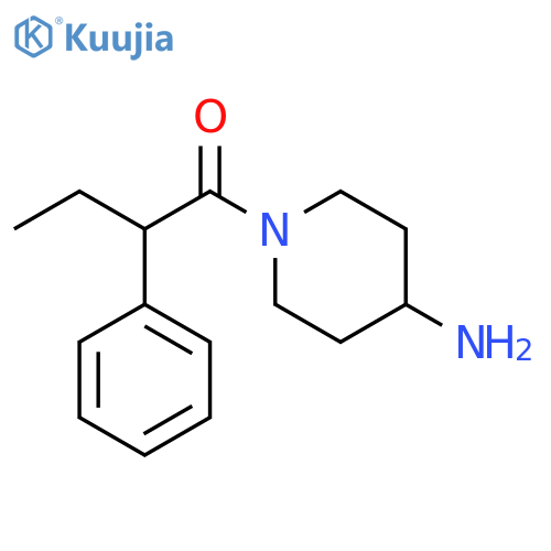 1-(4-aminopiperidin-1-yl)-2-phenylbutan-1-one structure