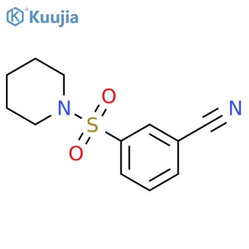 3-(Piperidin-1-ylsulfonyl)benzonitrile structure