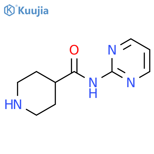 N-(pyrimidin-2-yl)piperidine-4-carboxamide structure