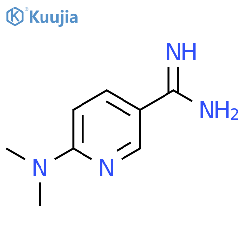 6-(dimethylamino)pyridine-3-carboximidamide structure