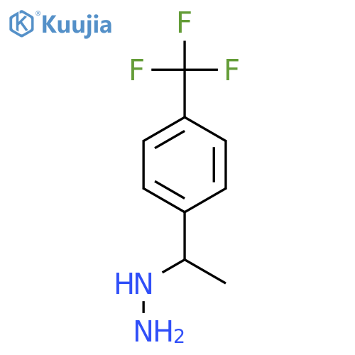 {1-4-(trifluoromethyl)phenylethyl}hydrazine structure