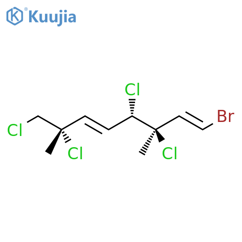 1,5-Octadiene,1-bromo-3,4,7,8-tetrachloro-3,7-dimethyl-, (1E,3R,4S,5E,7S)- structure