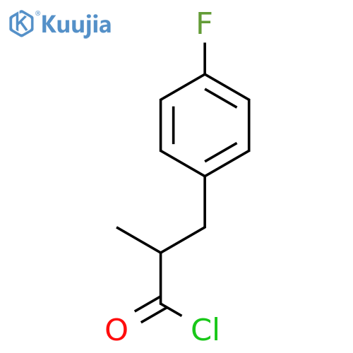 3-(4-fluorophenyl)-2-methylpropanoyl Chloride structure