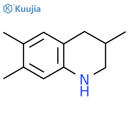 3,6,7-trimethyl-1,2,3,4-tetrahydroquinoline structure