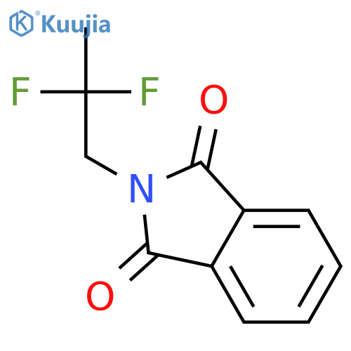 2-(2,2-difluoropropyl)isoindoline-1,3-dione structure