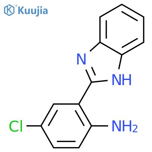 2-(1H-1,3-Benzodiazol-2-yl)-4-chloroaniline structure