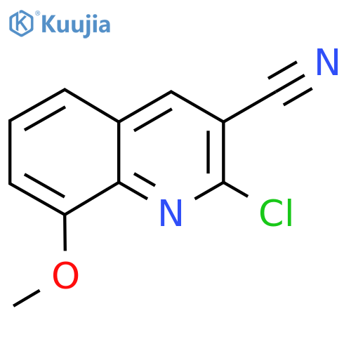 2-Chloro-8-methoxyquinoline-3-carbonitrile structure