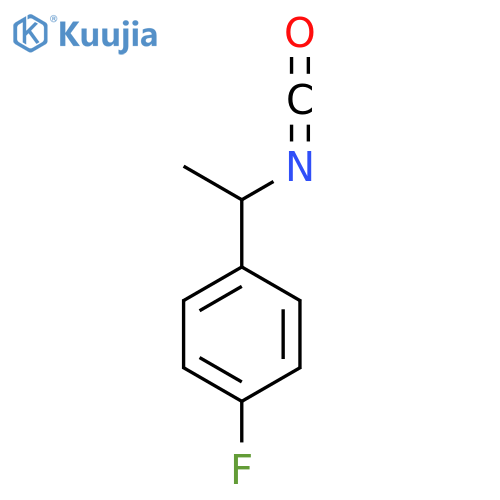 1-Fluoro-4-(1-isocyanatoethyl)benzene structure