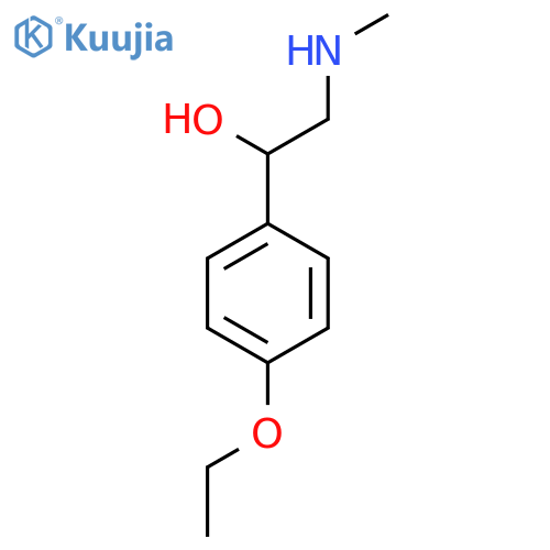 1-(4-ethoxyphenyl)-2-(methylamino)ethan-1-ol structure