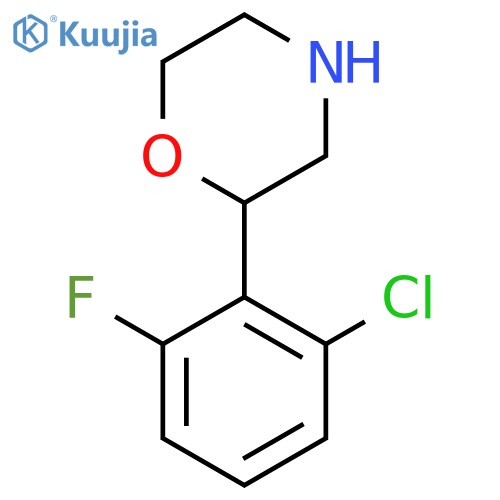 2-(2-Chloro-6-fluorophenyl)morpholine structure