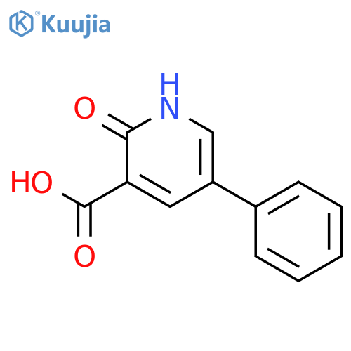 2-Hydroxy-5-phenylnicotinic acid structure