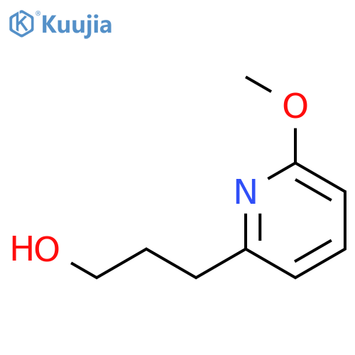 3-(6-methoxypyridin-2-yl)propan-1-ol structure