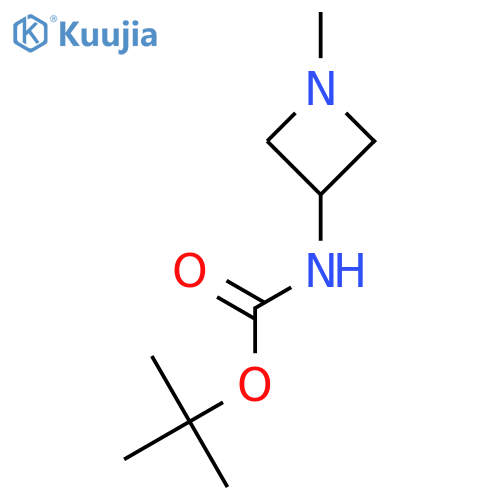 Tert-butyl N-(1-methylazetidin-3-yl)carbamate structure