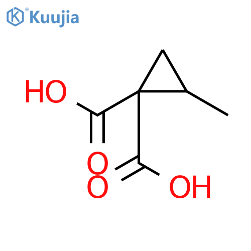 2-methylcyclopropane-1,1-dicarboxylic acid structure