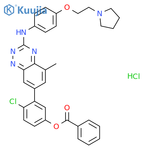 2H-1-Benzopyran-5-carboxamide, 3-[cyclobutyl[3-(5-fluoro-1H-indol-3-yl)propyl]amino]-8-fluoro-3, structure