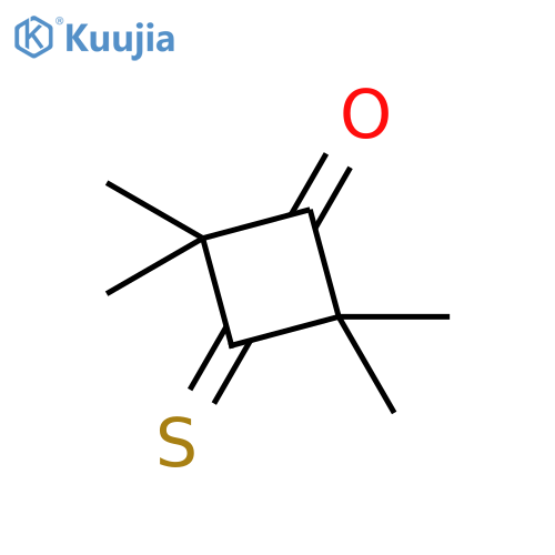 2,2,4,4-tetramethyl-3-sulfanylidenecyclobutan-1-one structure