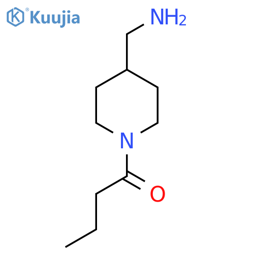 1-(4-(Aminomethyl)piperidin-1-yl)butan-1-one structure