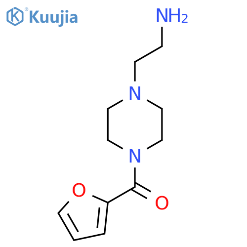 {2-[4-(2-furoyl)piperazin-1-yl]ethyl}amine structure