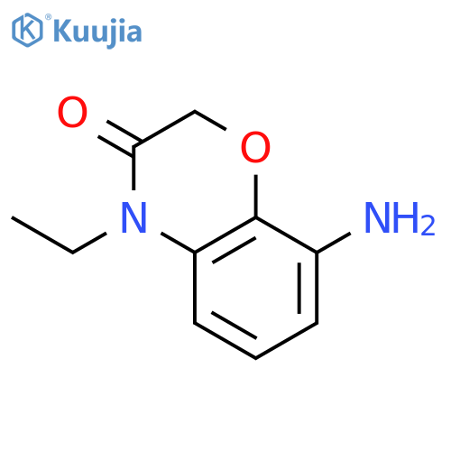 8-AMINO-4-ETHYL-2H-1,4-BENZOXAZIN-3(4H)-ONE structure