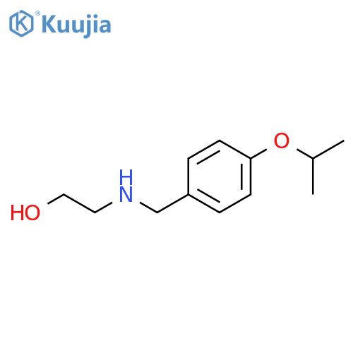 Ethanol, 2-[[[4-(1-methylethoxy)phenyl]methyl]amino]- structure