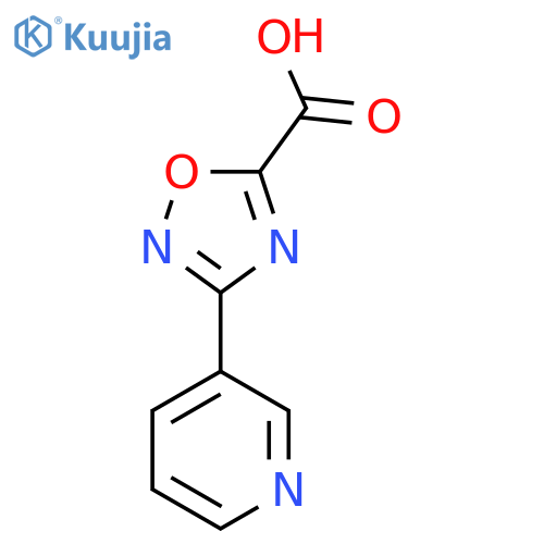 3-(Pyridin-3-yl)-1,2,4-oxadiazole-5-carboxylic acid structure