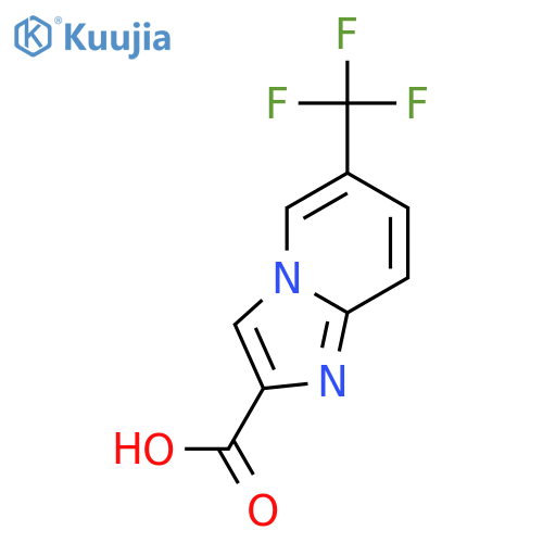 6-(Trifluoromethyl)imidazo1,2-apyridine-2-carboxylic acid structure
