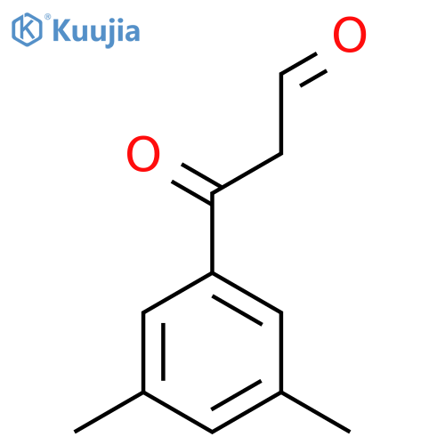 3-(3,5-Dimethylphenyl)-3-oxopropanal structure