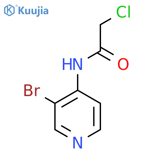 N-(3-Bromopyridin-4-YL)-2-chloroacetamide structure