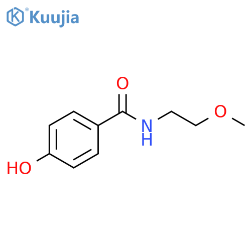 Benzamide, 4-hydroxy-N-(2-methoxyethyl)- structure