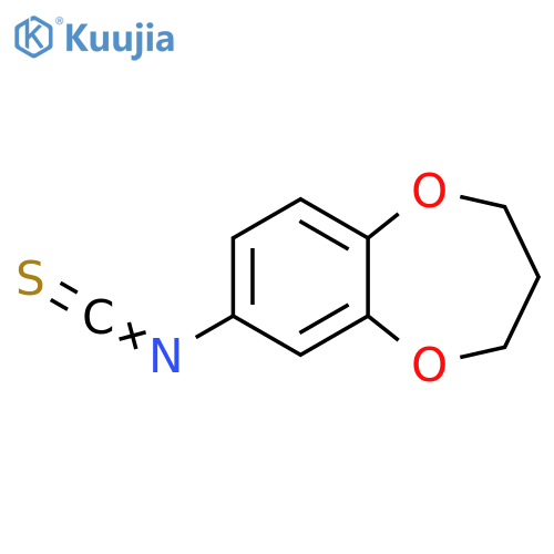 7-isothiocyanato-3,4-dihydro-2H-1,5-benzodioxepine structure