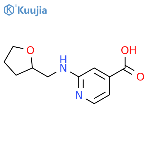 2-(Tetrahydro-2-furanylmethyl)amino-isonicotinic acid structure