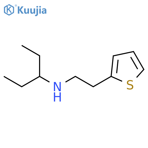 (pentan-3-yl)2-(thiophen-2-yl)ethylamine structure
