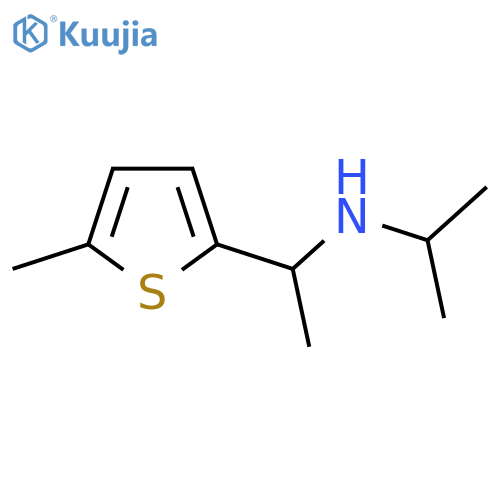 1-(5-methylthiophen-2-yl)ethyl(propan-2-yl)amine structure