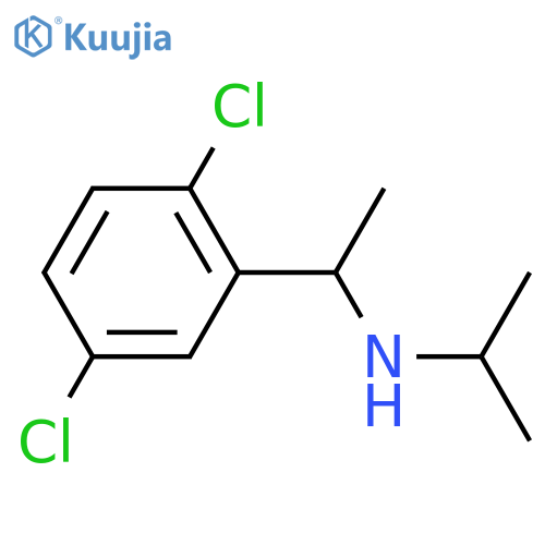 1-(2,5-dichlorophenyl)ethyl(propan-2-yl)amine structure