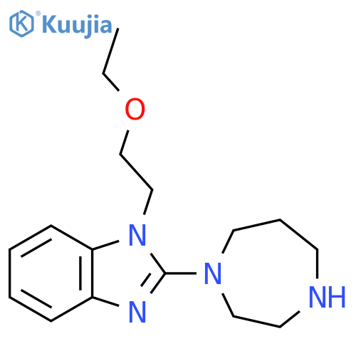 4-(1-(2-Ethoxyethyl)-1H-benzimidazol-2-yl)[1,4]diazepane structure
