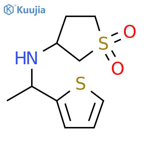 3-{[1-(thiophen-2-yl)ethyl]amino}-1λ?-thiolane-1,1-dione structure