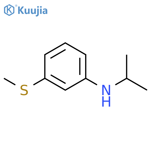3-(methylsulfanyl)-N-(propan-2-yl)aniline structure