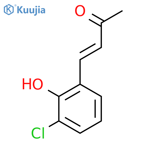 4-(3-chloro-2-hydroxyphenyl)but-3-en-2-one structure