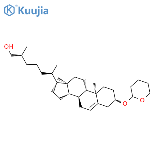 Cholest-5-en-26-ol, 3-[(tetrahydro-2H-pyran-2-yl)oxy]-, (3b,25R)- structure