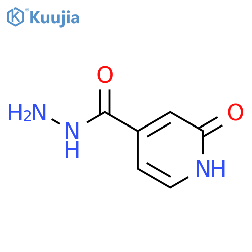 4-Pyridinecarboxylicacid, 1,2-dihydro-1-methyl-2-oxo-, hydrazide structure
