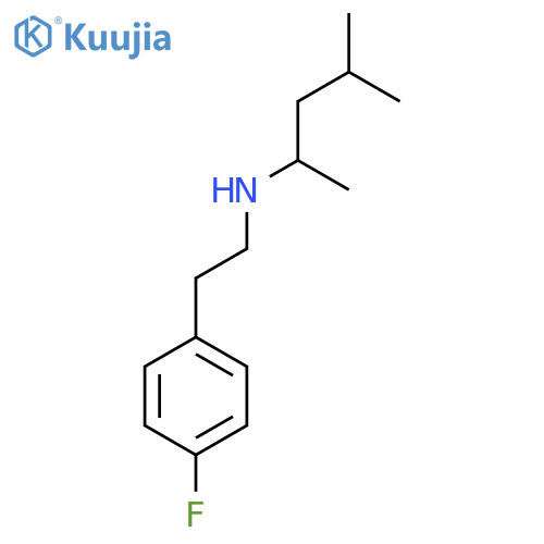 [2-(4-Fluorophenyl)ethyl](4-methylpentan-2-yl)amine structure