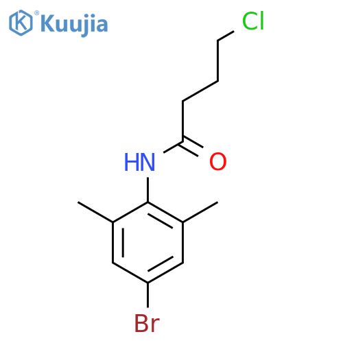 N-(4-bromo-2,6-dimethylphenyl)-4-chlorobutanamide structure